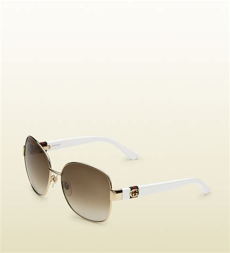 gucci seeing glasses gold|gold Gucci glasses women.